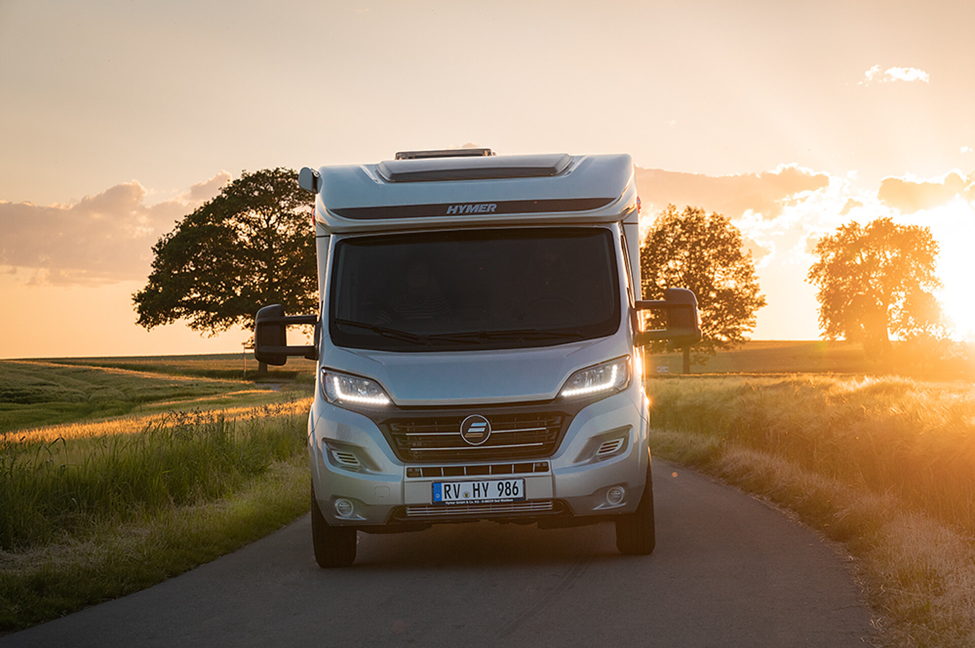 Frontansicht des HYMER Exsis-t.