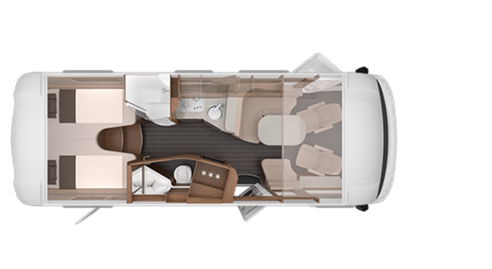 KNAUS SUN I floor plan 700 LEG.