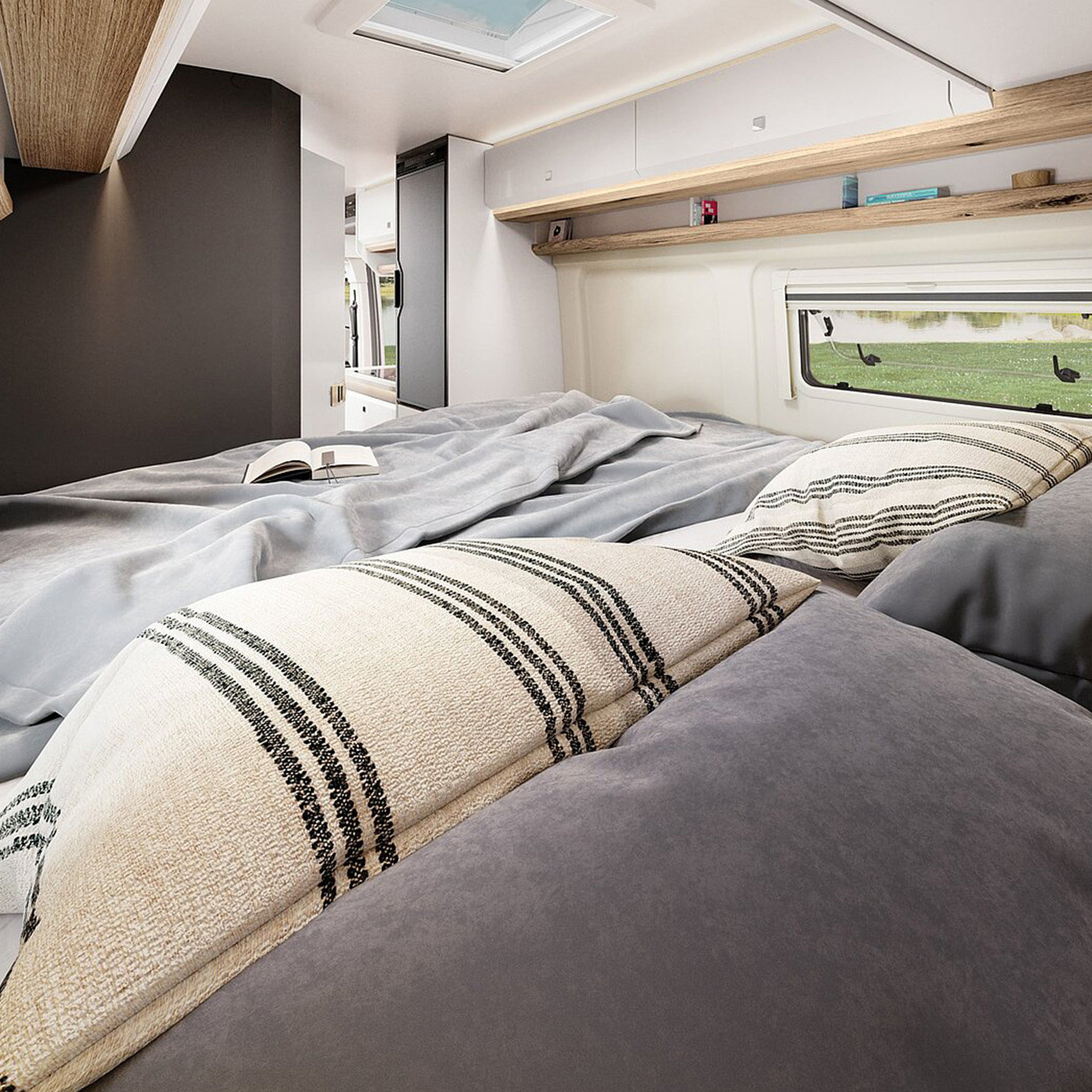 Hobby Prestige Van First Edition Sondermodell 2025 Inneneinrichtung schlafen Bett