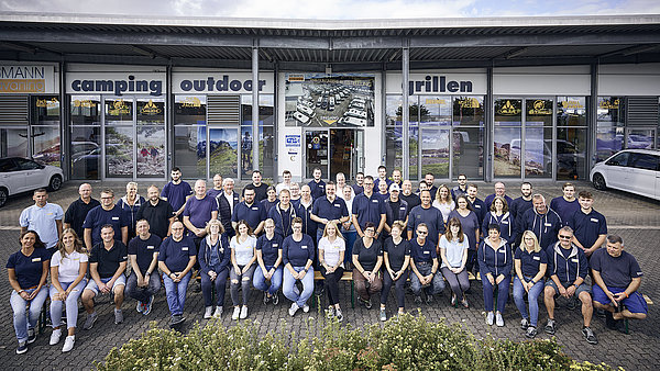 Employees of Niesmann Caravaning
