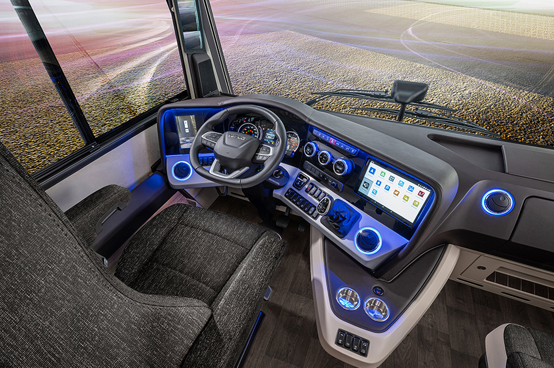 Ein Blick auf das Cockpit des Concorde Charisma Graphite Edition.