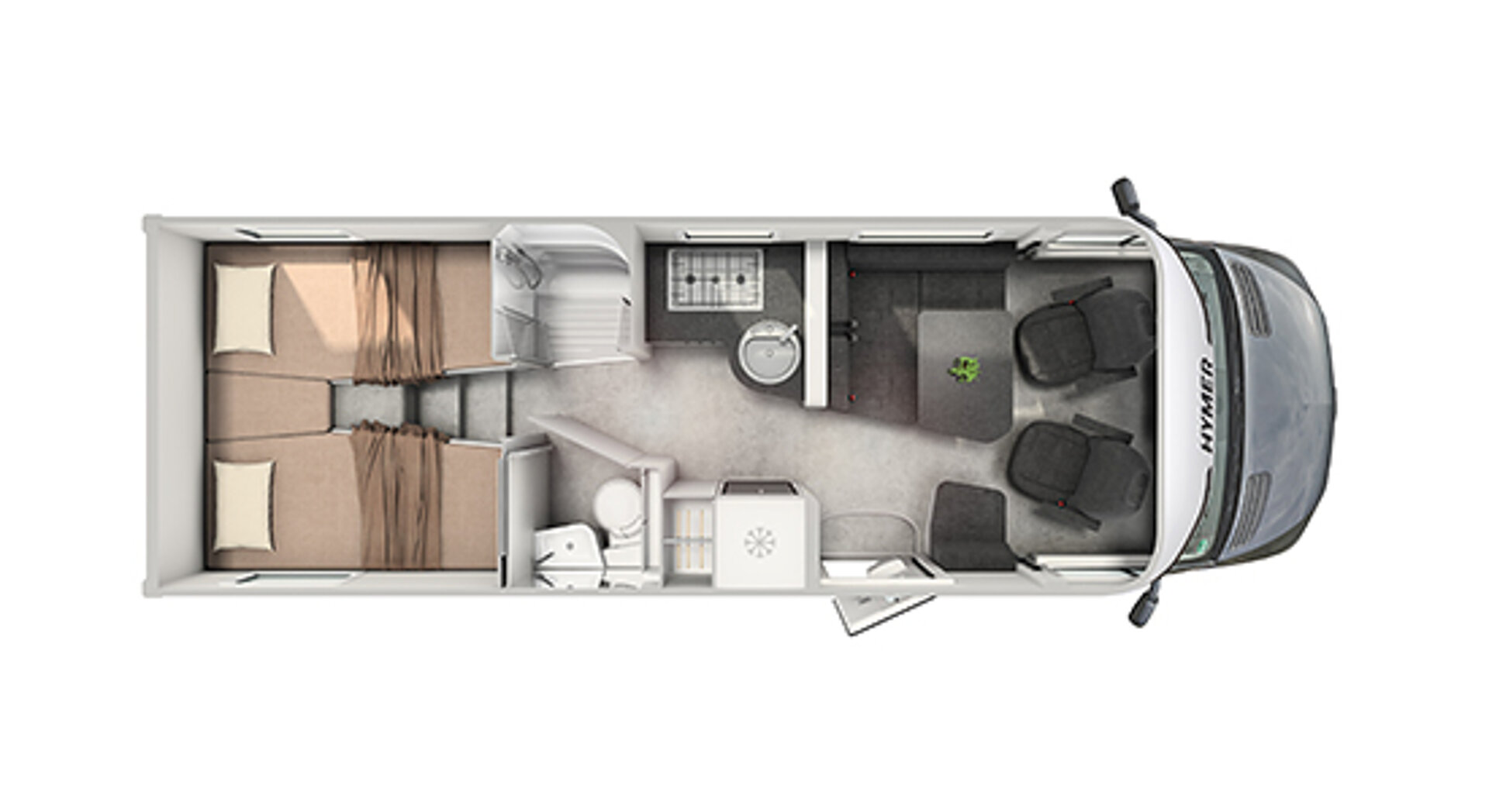 HYMER B-ML T 780 Grundriss.