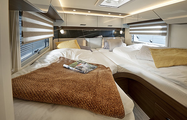 Bürstner Elegance motorhome beds 