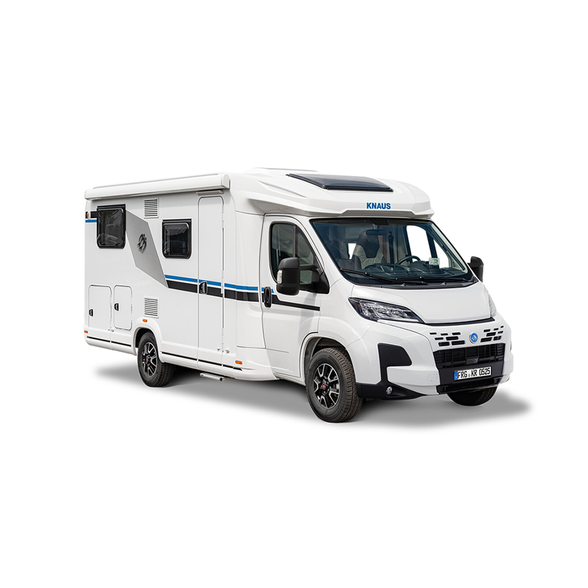 KNAUS L!VE TI from an angled front view.
