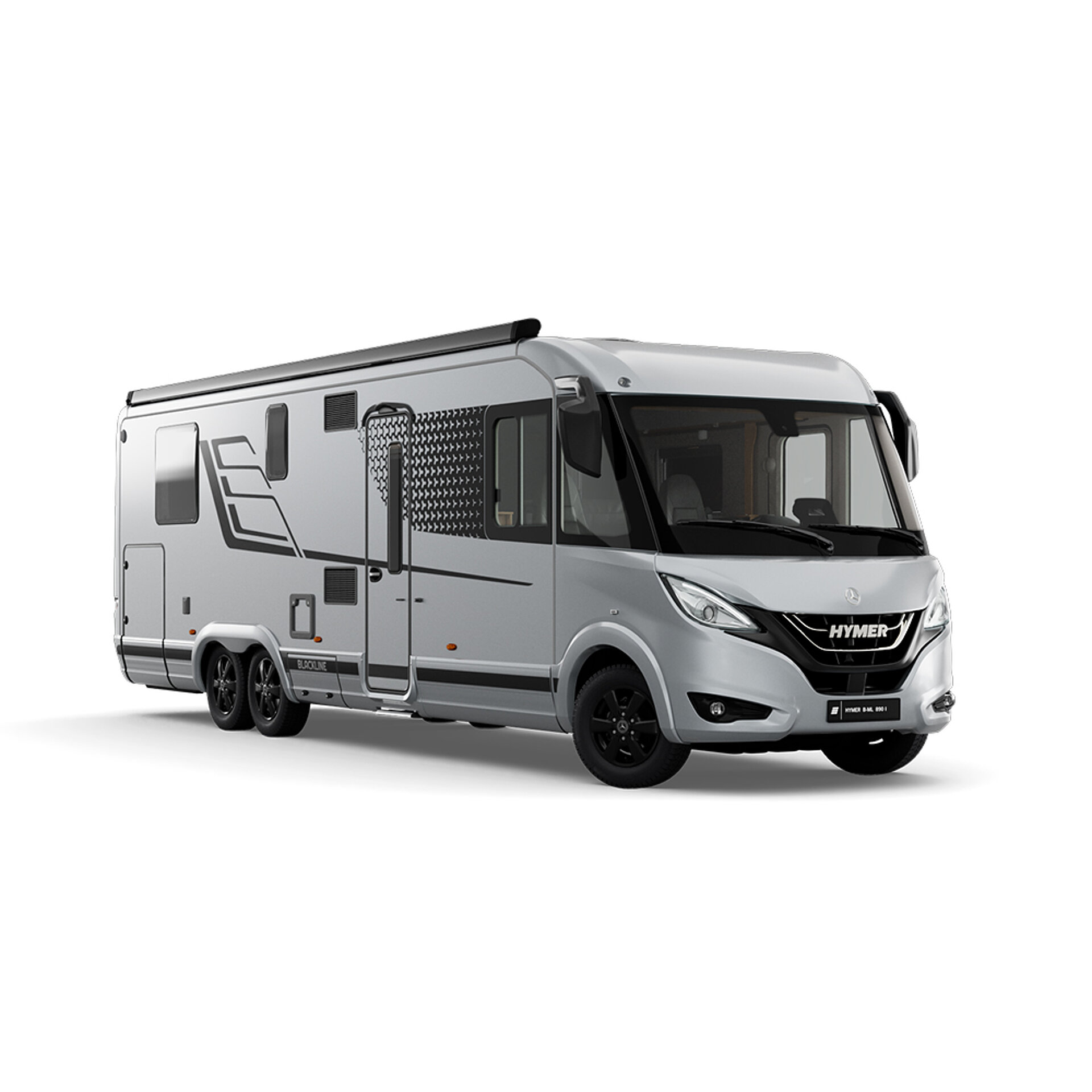 Freigestellte Ansicht eines B-ML I HYMER Reisemobils.