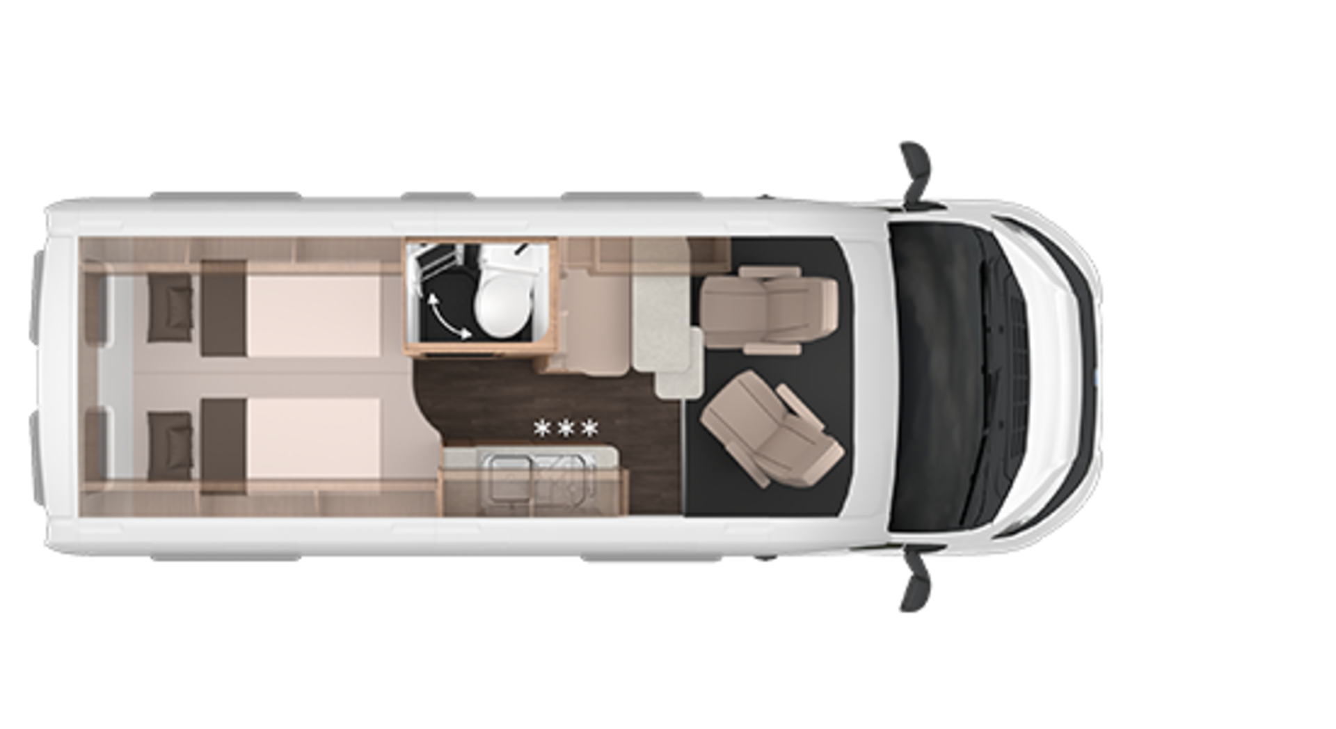KNAUS BOXLIFE Floor plan 600 ME