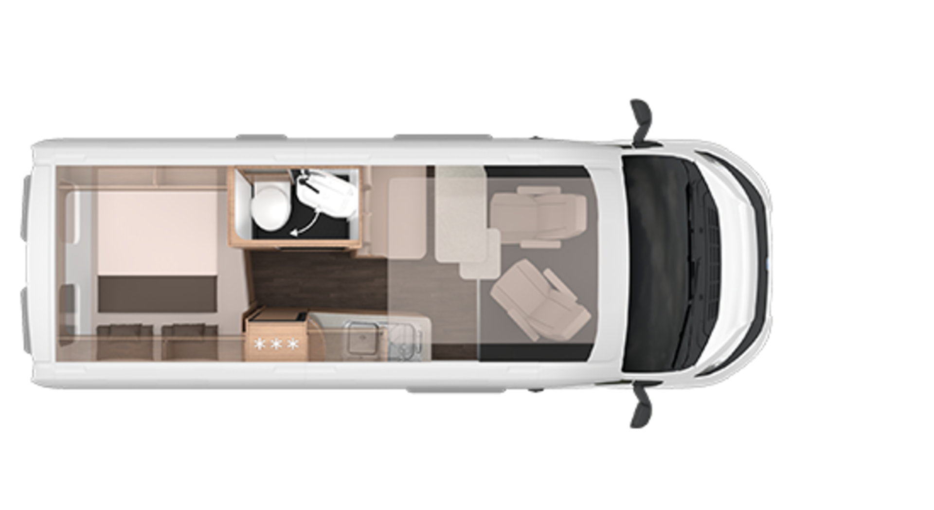 KNAUS BOXLIFE Floor plan 600 DQ