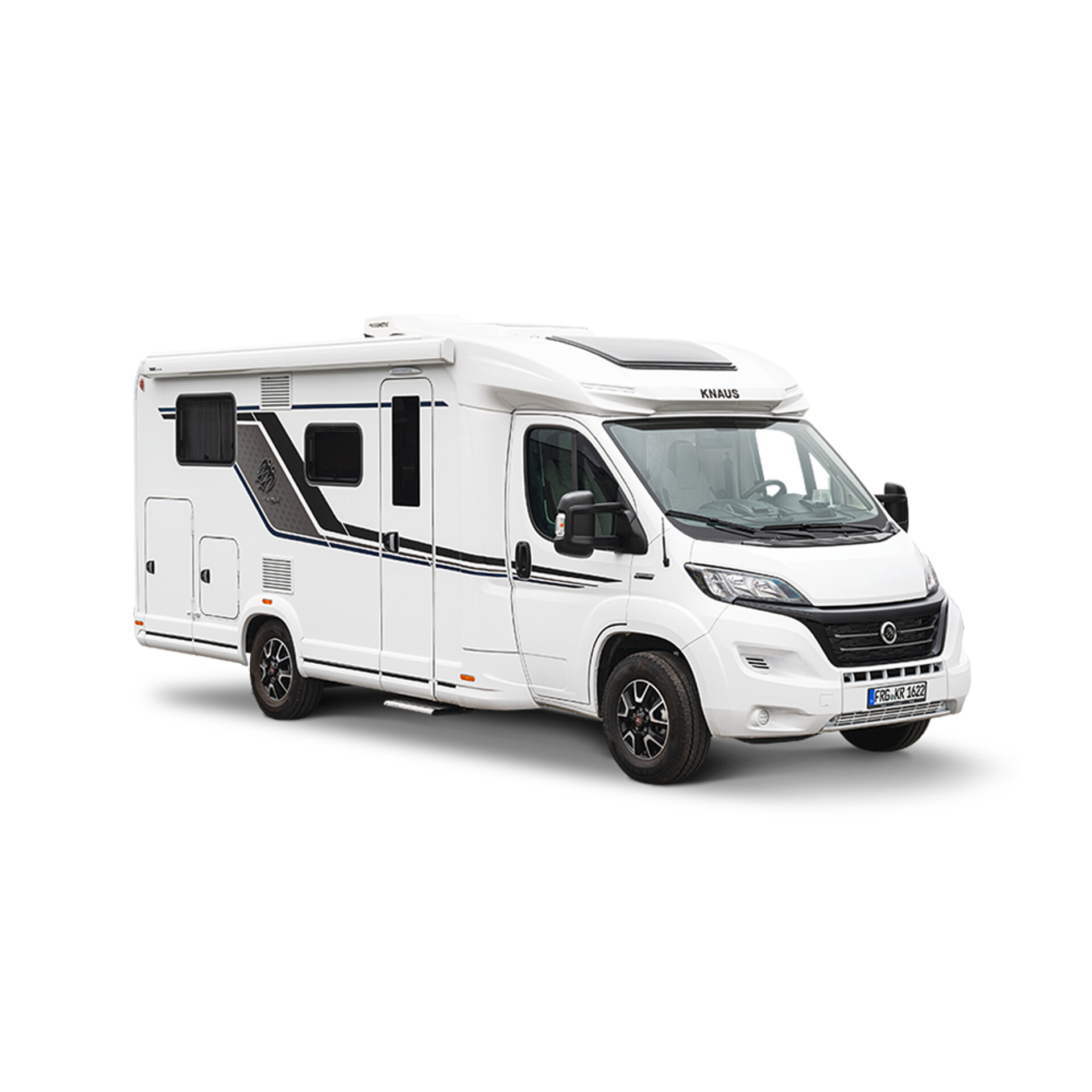 KNAUS SKY TI from an angled front view.