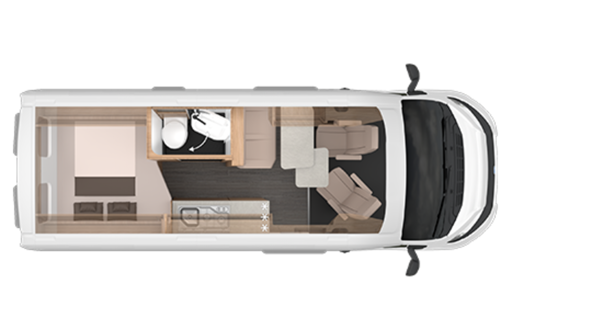 KNAUS BOXTIME floor plan 600 MQ.
