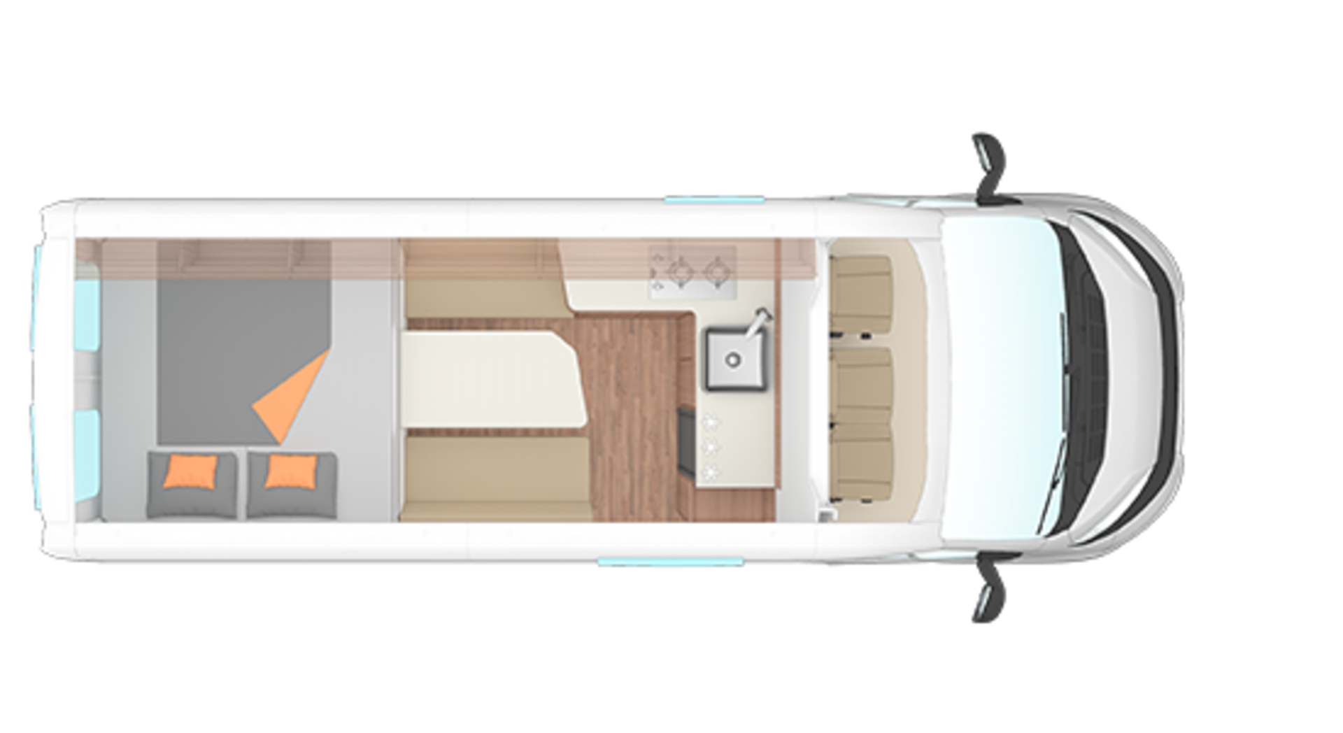 Grundriss des CaraLife 630 LQ.