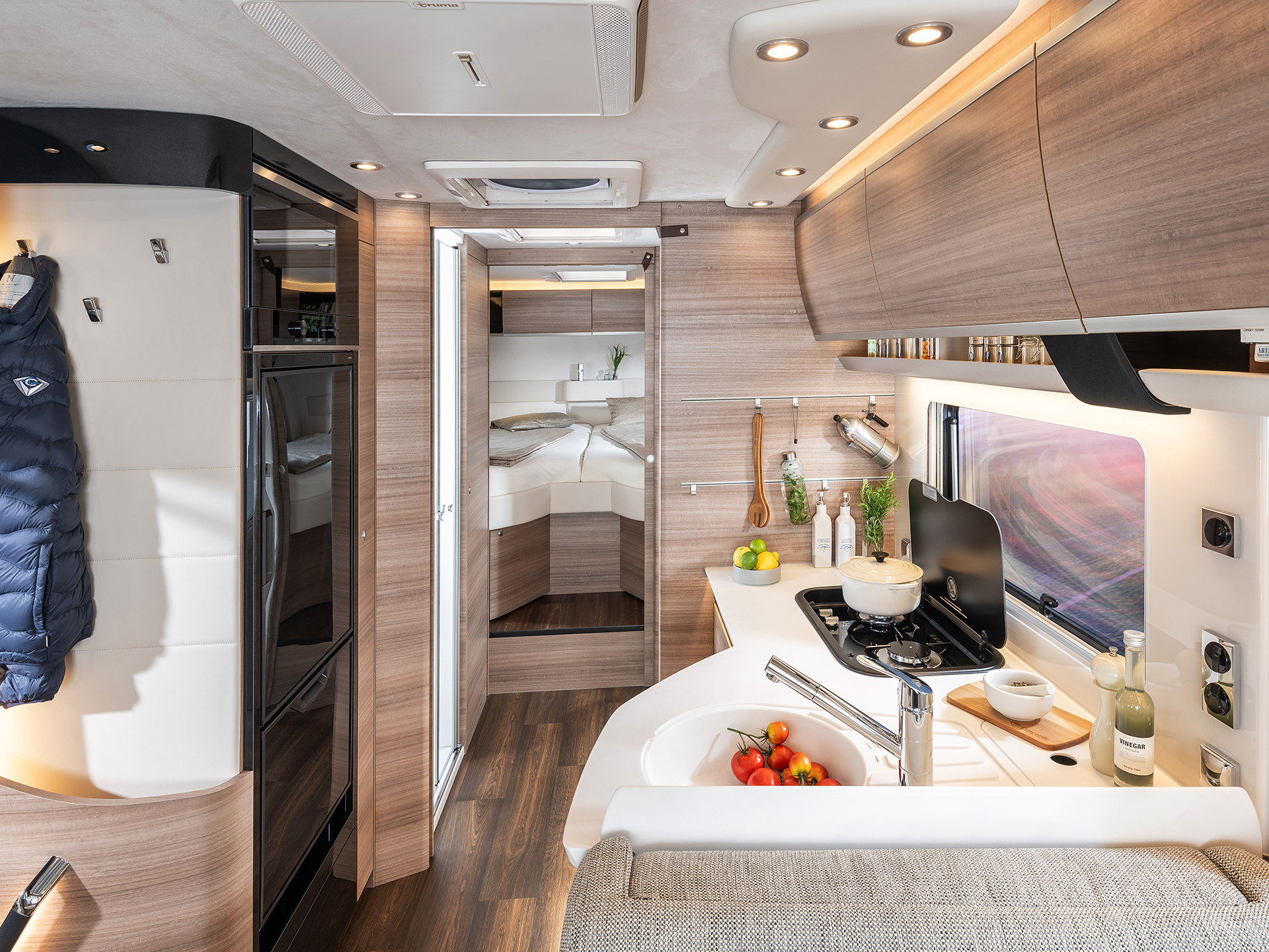 Die Küche des Concorde Carvers.