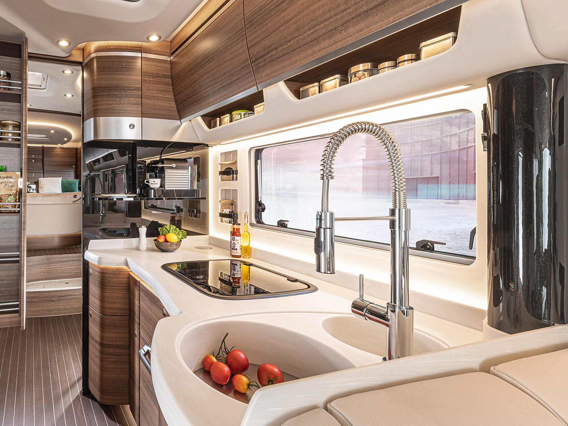 Das vollausgestattete Bad im Concorde Liner.