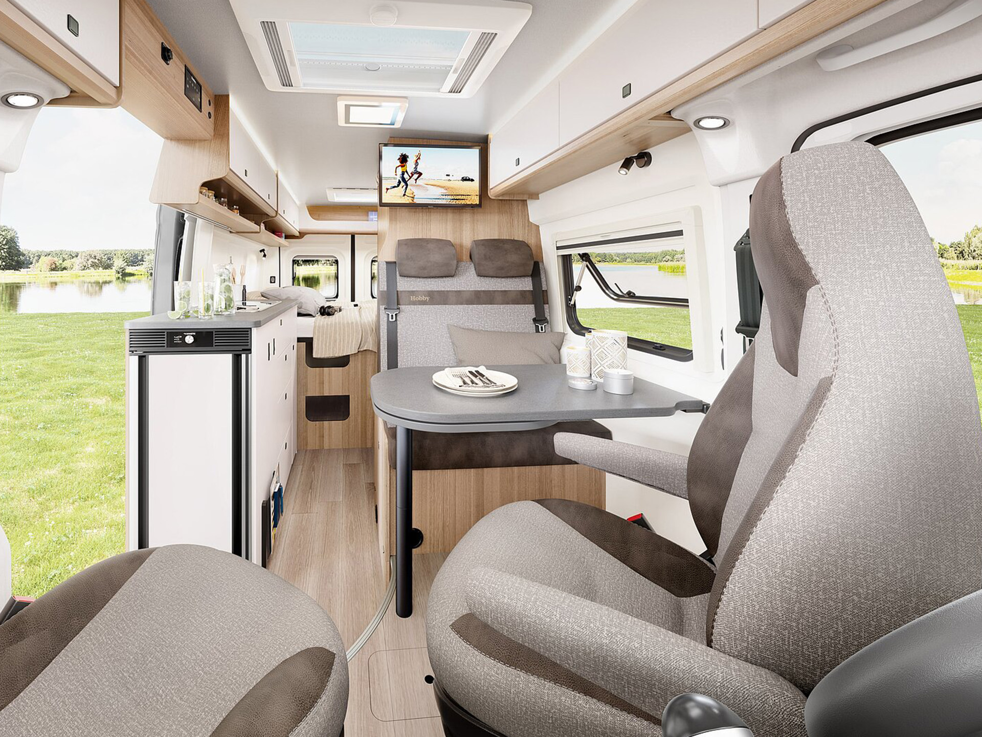 Hobby Ontour Van First Edition Sondermodell 2025 Inneneinrichtung Innenraum